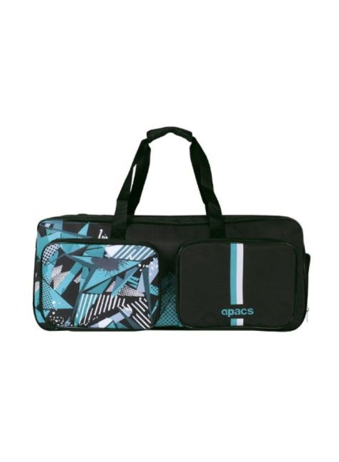 Apacs D822 SF Badminton Racket Bag, Black – Lightweight Multi-Compartment Sports Racket Bag with Shoe Section for Badminton Training & Tournament Use - Image 1