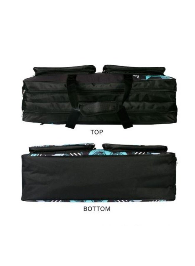 Apacs D822 SF Badminton Racket Bag, Black – Lightweight Multi-Compartment Sports Racket Bag with Shoe Section for Badminton Training & Tournament Use - Image 4