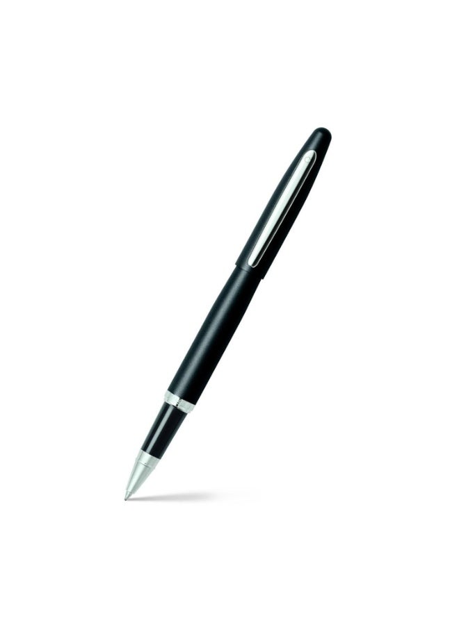Sheaffer VFM 9405 Rollerball Pen Matte Black with Chrome-Plated Trim | Premium Black Pen - Image 1