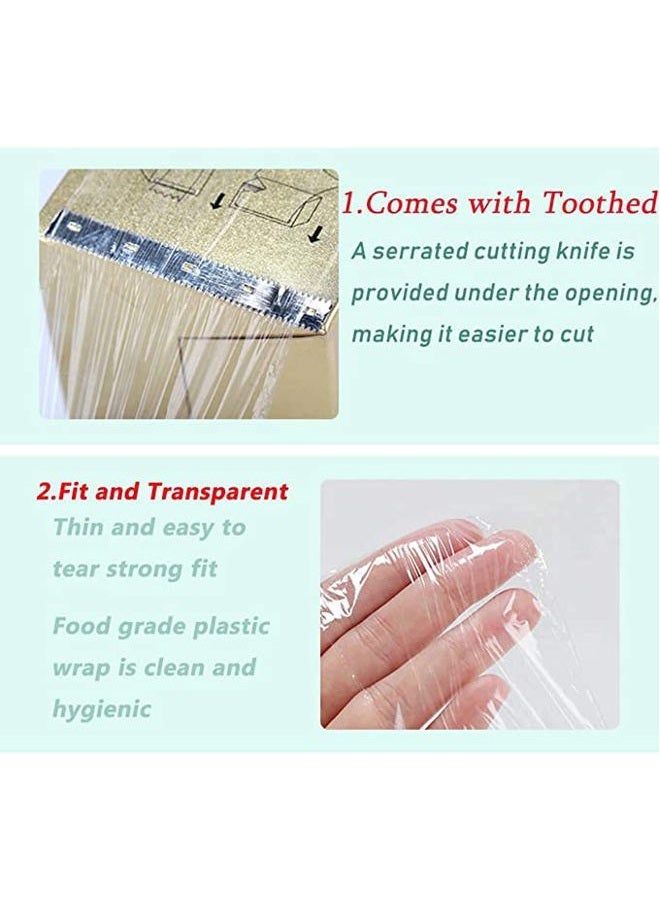 KASTWAVE Tattoo Makeup Plastic Wrap Preservative Film for Eyebrow Lip Makeup, One Roll Disposable Tattoo Eyebrow Plastic Cover Wrap Preservative Film, Transparent, Adult, Temporary Tattoo Film - Image 4