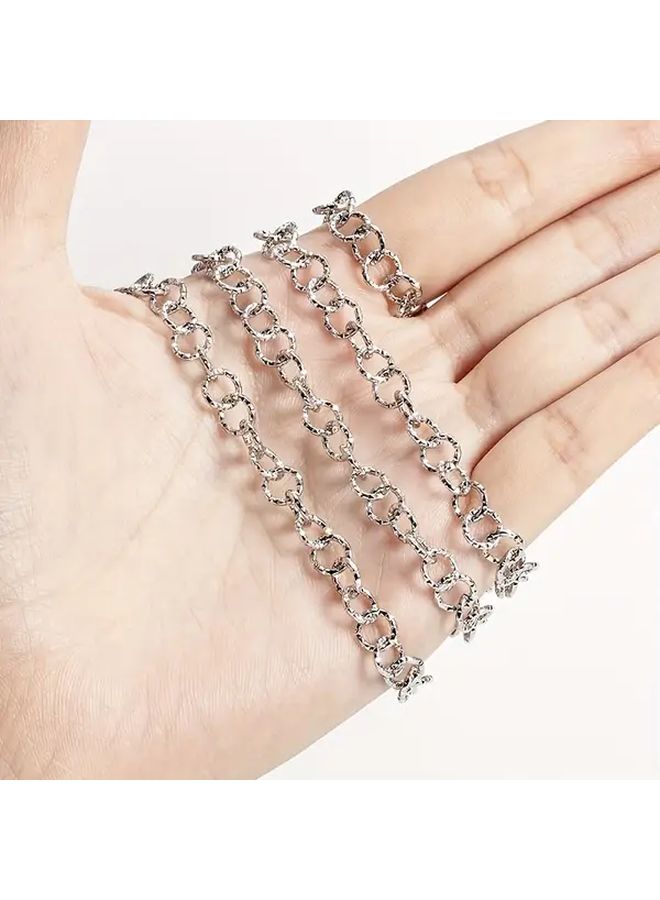 Stainless Steel Chain 1 2x7mm 1 Meter For Jewelry Making Bracelets Charms - Image 3