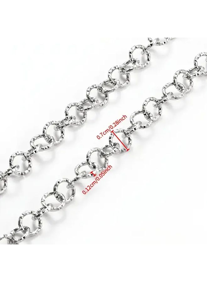 Stainless Steel Chain 1 2x7mm 1 Meter For Jewelry Making Bracelets Charms - Image 4