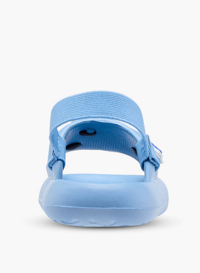 Aqua Boys Sea Applique Slides with Elasticated Strap  - Image 4