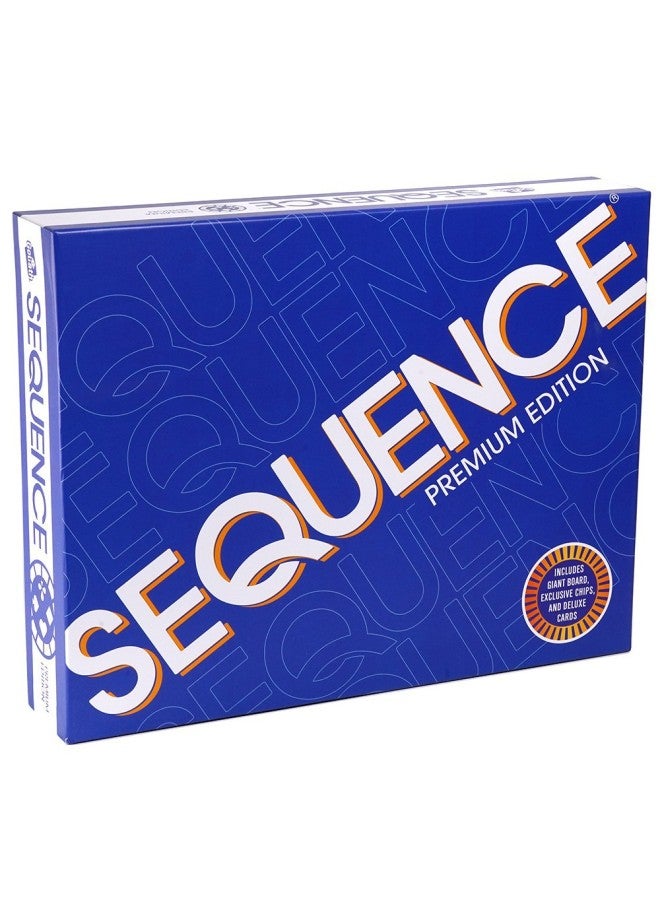Sequence Premium Edition Full English Sequence Fancy Backgammon Educational Game Card-Color:sequence Classy Version  - Image 1