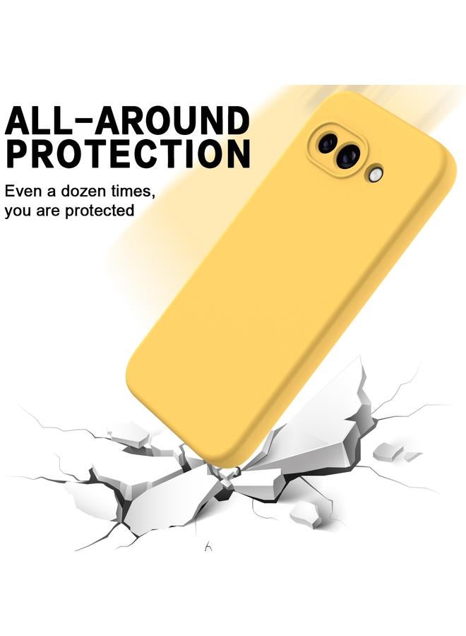 S-TOP Case For Google Pixel 9a Pure Color Liquid Silicone Shockproof Phone Case - Image 5