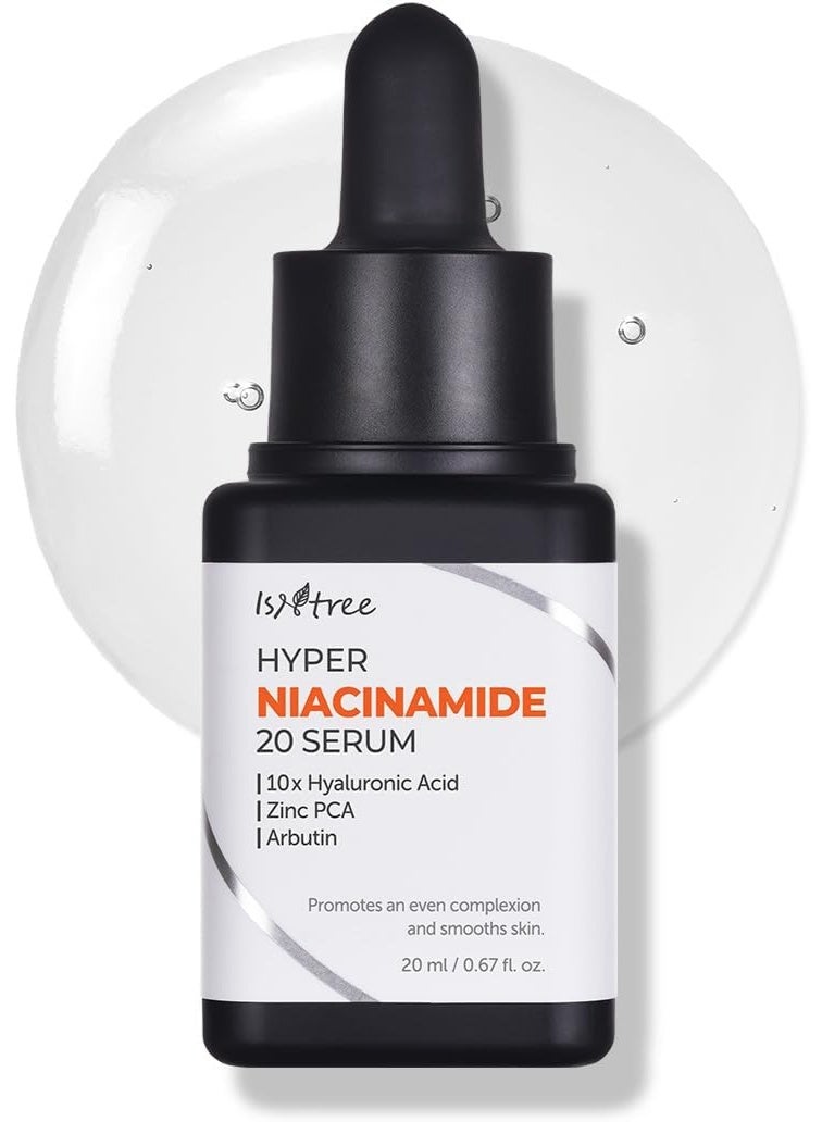 IsNtree Hyper Niacinamide 20 Serum 20ml | 10x Hyaluronic Acid | Helps Minimize Enlarged Pores | Even Skin Tone - Image 1