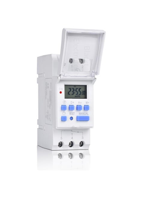 Blackt Electrotech BT41D 16240V AC Programmable DailyWeekly Digital LCD Display Control CounterTime Timer Relay Switch DIN Rail Type Warranty 12 Months