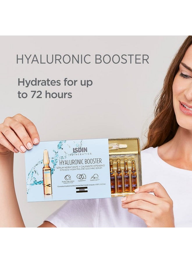 ISDIN - Sdin Hyaluronic Booster Deep Hydration With Peptide Serum Ampoules 10 Count - Image 1
