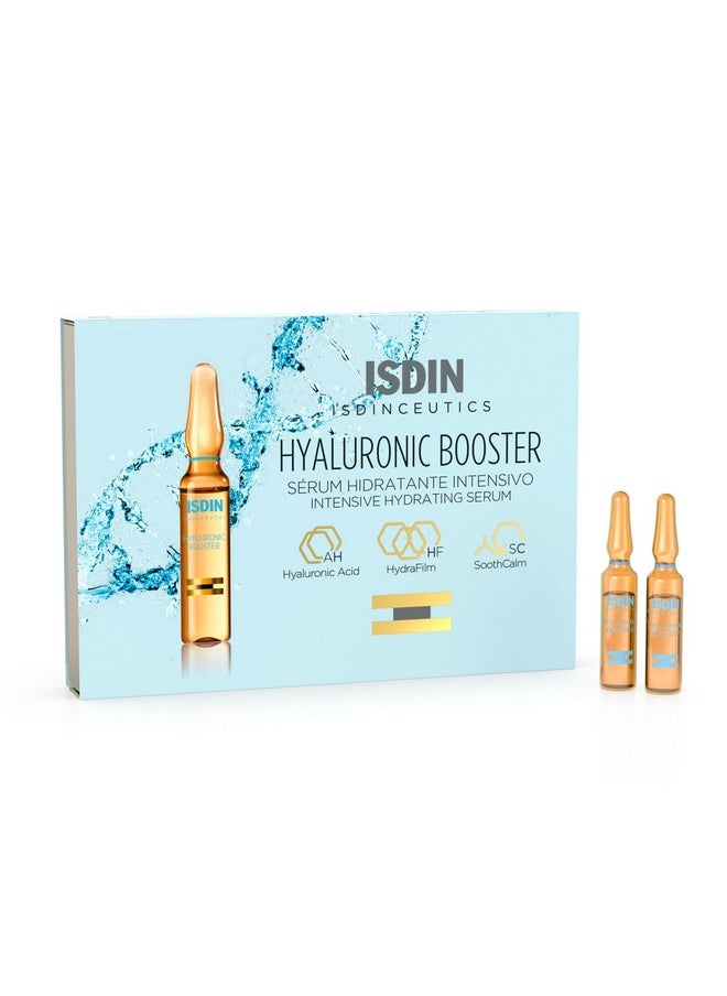 ISDIN - Sdin Hyaluronic Booster Deep Hydration With Peptide Serum Ampoules 10 Count - Image 1