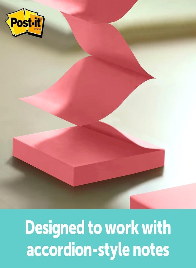 بوست-إت موزع ملاحظات Post-it المنبثقة، 3x3 بوصة، قاعدة سوداء وغطاء شفاف، تتضمن العبوة موزعًا ودفتر ملاحظات منبثقة مكون من 45 ورقة (WD-330-BK) - Image 3