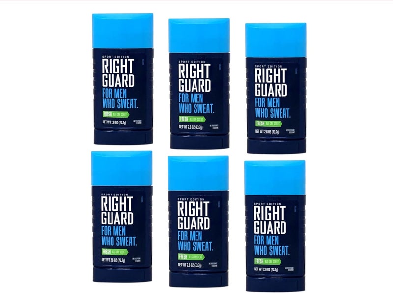 Right Guard Sport Antiperspirant for Men - Fresh Scent, 2.6 oz (Pack of 6) - Image 1