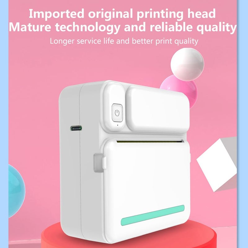 Pink Wireless Thermal Printer 200dpi For Notes Labels Photos Receipts No Ink Needed - Image 5