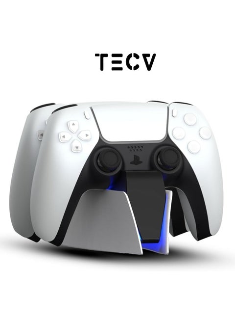 PS5 Controller Charging Station | PS5 Controller Charger for PlayStation 5 DualSense Controller | USB Type C PS5 Charger Stand with LED Indicator
