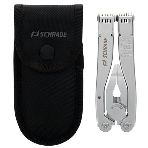 Schrade Delta Class Tough Tool with Stainless Steel 20 Piece Tough Multi-Tool with Can Opener, Pliers, Screwdrivers and Sheath for Outdoor Survival, Camping and EDC - Image 3