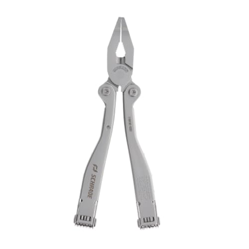 Schrade Delta Class Tough Tool with Stainless Steel 20 Piece Tough Multi-Tool with Can Opener, Pliers, Screwdrivers and Sheath for Outdoor Survival, Camping and EDC - Image 1