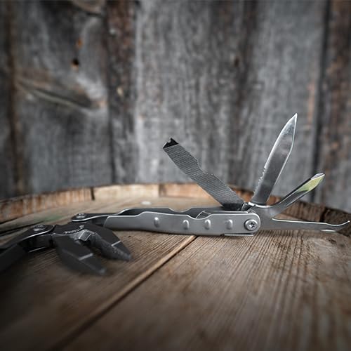 Schrade Delta Class Tough Tool with Stainless Steel 20 Piece Tough Multi-Tool with Can Opener, Pliers, Screwdrivers and Sheath for Outdoor Survival, Camping and EDC - Image 4