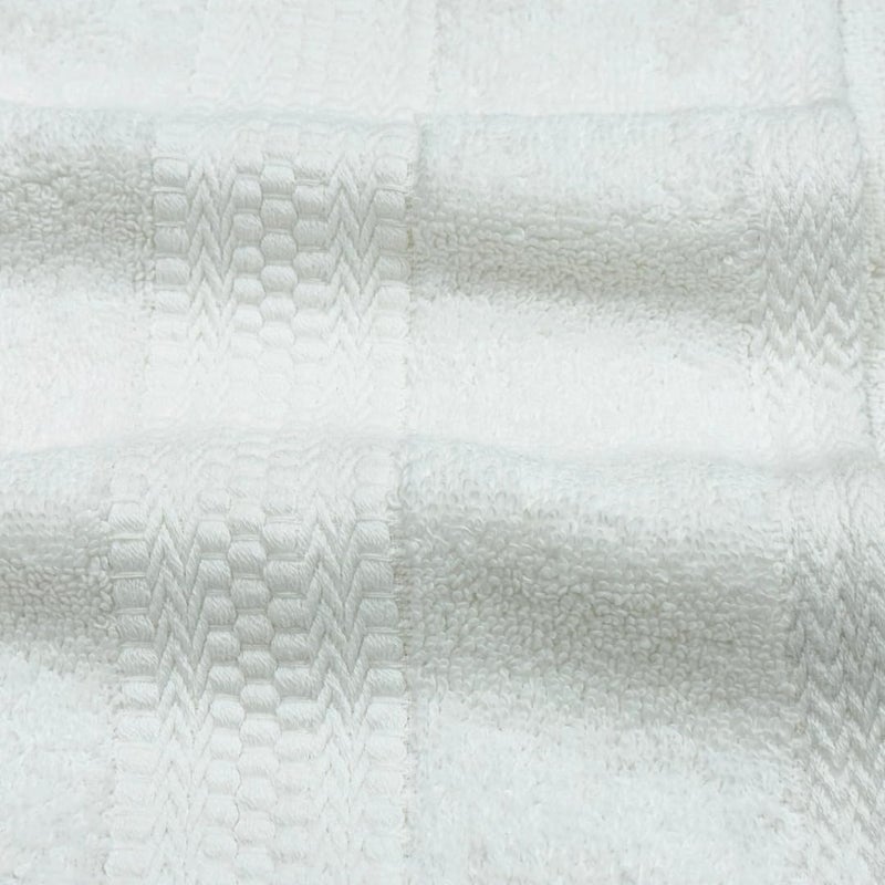 STAMIO Cotton 600 GSM White Hand Towel Set of 6, 40 X 60 cm for Men, Women, Home Use, Gym, Wash Basin, Sports, Workout | Soft, Absorbent, Quick Dry, Full Size Large (Set of 6) - Image 5