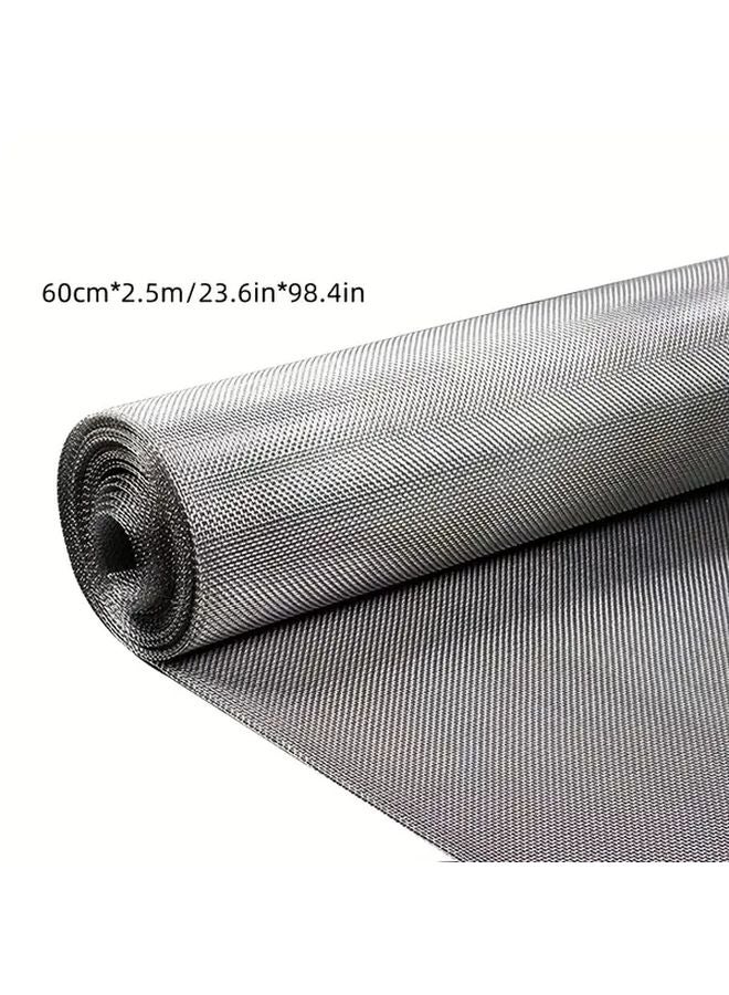 شبكة أسلاك من الفولاذ المقاوم للصدأ 304، مقاس 2.5 متر × 60 سم، شبكة دقيقة مقاومة للصدأ - Image 1