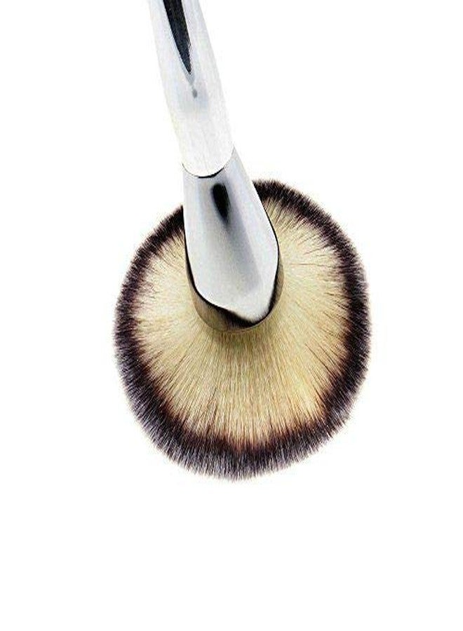 FitMe Soft Bristle Makeup Brush Tool- Silver,Black, Pack of 1 - Image 3