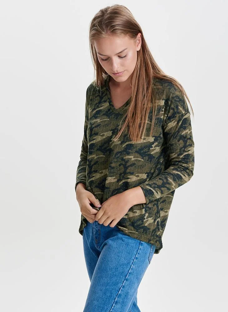 ONLY Camo Top