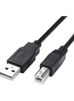 erorex USB 2.0 Printer Cable Printer Cable USB A to USB B Cord USB 2.0 A to B Printer Cable High-Speed ​​Cable for All USB Port printers & Scanner Printers & Scanners 1.8M  - Image 1