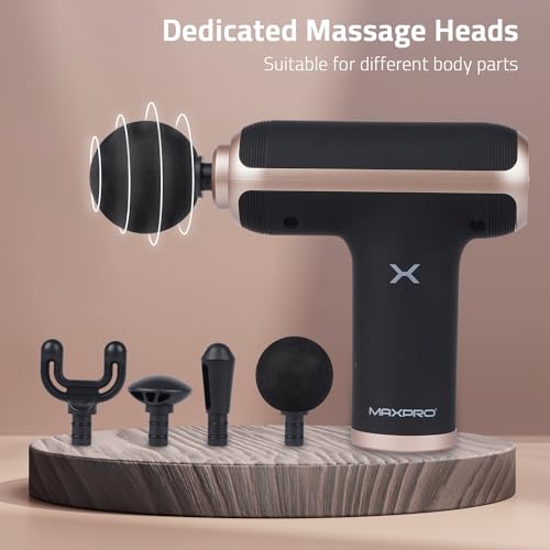 Welcare MAXPRO MP-MG01 Handheld Precision Muscle Massage Gun for Full body pain relief of neck, shoulder, back, foot for Men and Women, Rechargeable, Body relaxation - Image 3