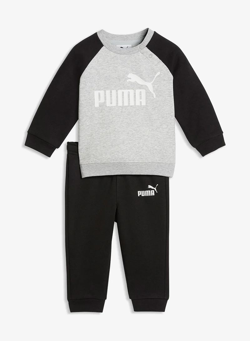 PUMA Infants Minicats Essential Raglan Crew Set