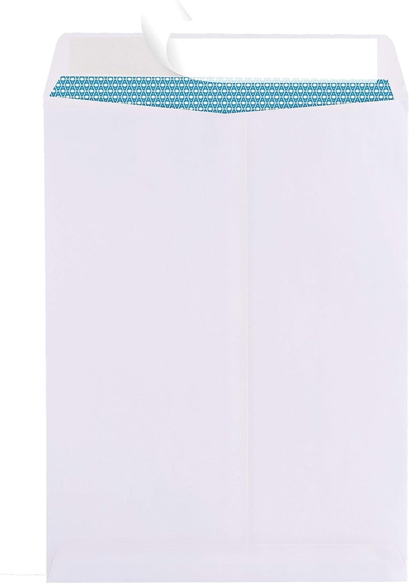 Aimoh 100 6 x 9 Self-Seal Security White Catalog Envelopes - 28lb, 100 Count, Security Tinted, Ultra Strong Quick-Seal, 6x9 inch (38600) - Image 2