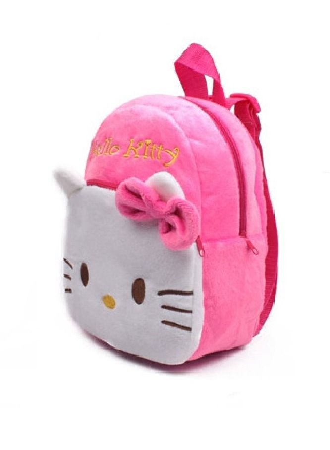 UKR Cute Hello Kitty Cartoon Plush Mini Backpack for Kids - Adorable Soft Backpack for Preschool & Toddler Girls (23*23*13cm) - Image 3