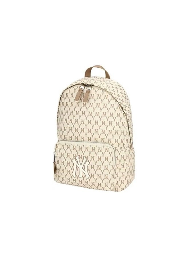 إم إل بي حقيبة ظهر نيويورك الجديدة من MLB ، حقيبة زوجين كاملة الحروف لكل من الرجال والنساء ، حقيبة ظهر عصرية للسفر ذات سعة كبيرة للنساء - Image 2