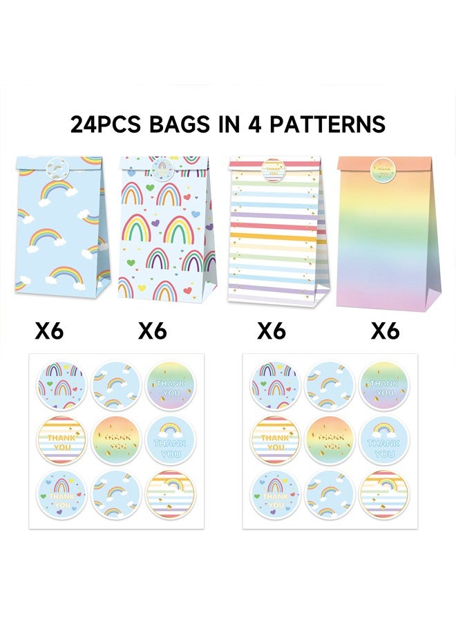 24 Pieces Party Favor Bags,Shopping Bag,Party Bags For Kids, supplies Snack candy Gift Bag Food Bags,Double-Sided Bags For Birthday Wedding Celebrations Party Favors 22*12*8 - pzsku/ZAFCF180D359E8B866BDCZ/45/_/1721699622/85c06fff-0901-49e3-80c6-f85e9bc023be