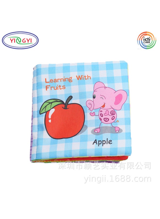 Yi Baby Cloth Book Baby Toy Cloth Book Baby Palm Cloth Book Baby Teaching Aids Development Intelligence Early Education Literacy - Image 4