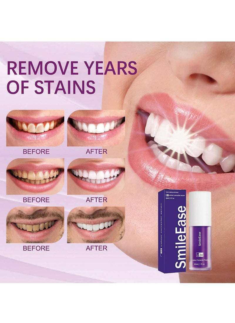 HiSmile - Hismile V34 Color Corrector Paste Enhancer Teeth Whitening Booster Teeth Stain Removal 30ml (2 Pieces ) - Image 1