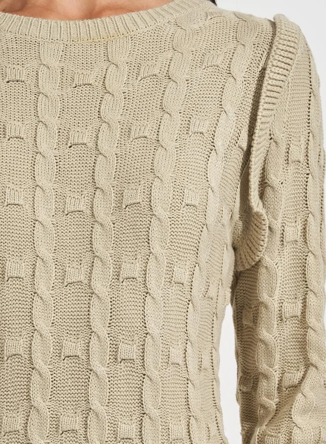 Styli Cable Knit Dress