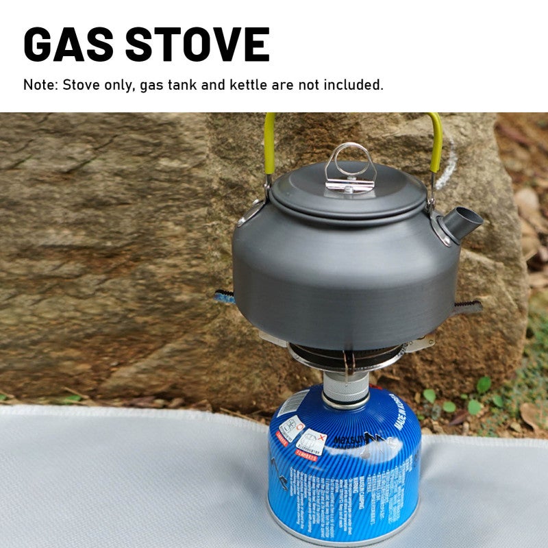Portable Camping Stove: Stainless Steel Silver Foldable Stove - Adjustable Flame Lightweight Stove for Camping Hiking Outdoor Cooking Picnics - Image 5