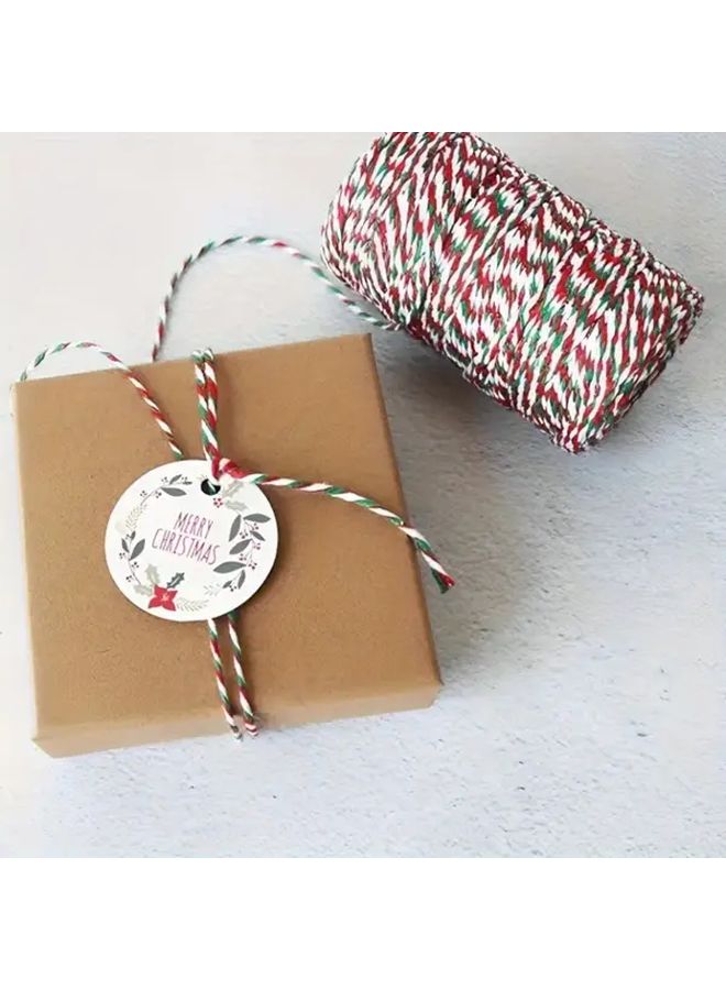 Triple Color Polycotton Twine 2mm Thick 70 Yards For Gift Wrapping And DIY Crafts - Image 3