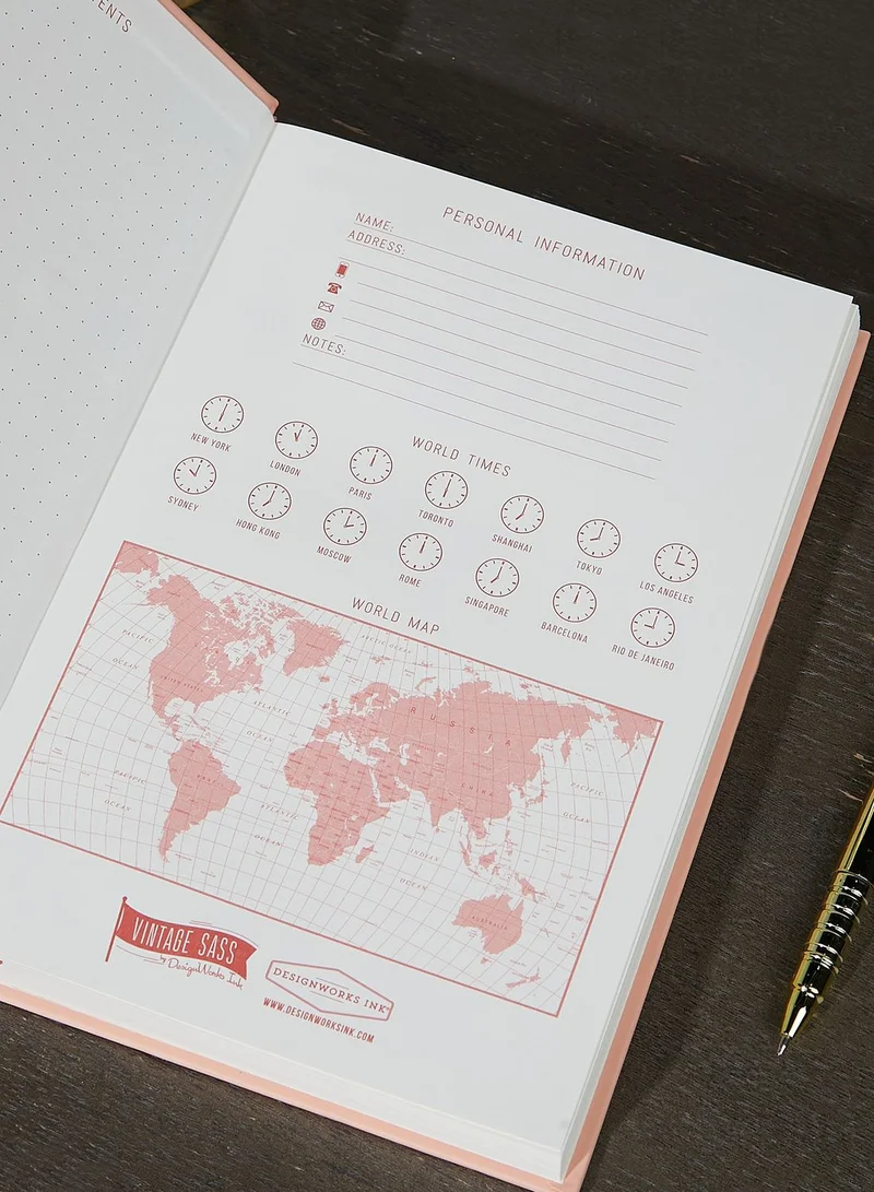 DesignWorks Ink Vintage Sass Forget It Notebook