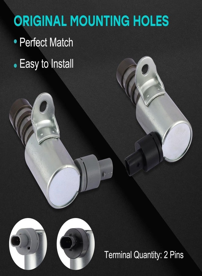 AULINK 4 PCS 917-197 917-198 OCV Oil Control Variable Valve Timing VVT Solenoid For 2011-2023 Ford Transit F150 Flex Edge Lobo Explorer Expedition Mustang Taurus,For Lincoln MKX MKS MKT MKZ AT4Z6M280A - Image 2