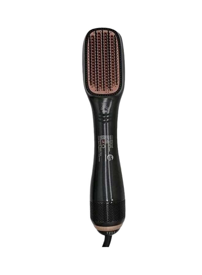 NIBEMINENT Hot Air Hair Styler Brush Black - Image 1