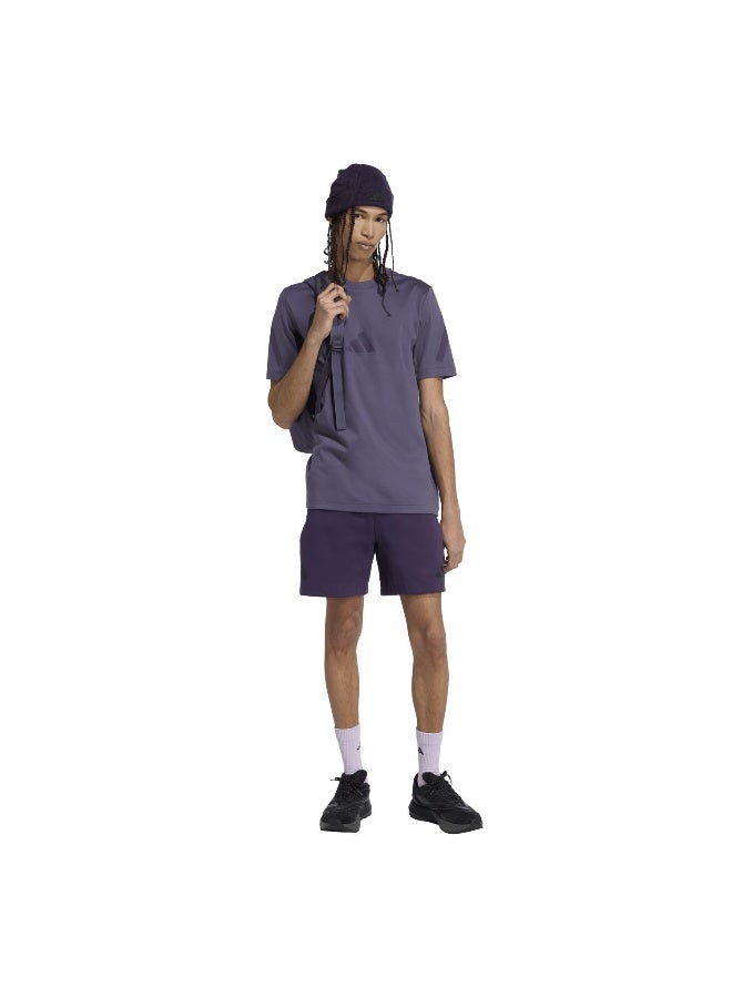 Adidas M Z.N.E. Tee Purple Training T-Shirts For Men XS  - Image 5