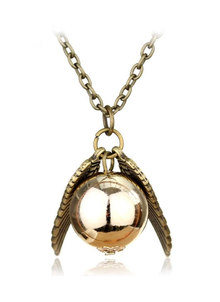 Harry Potter - Harry Potter Golden Snitch Necklace 1 Piece - Image 1