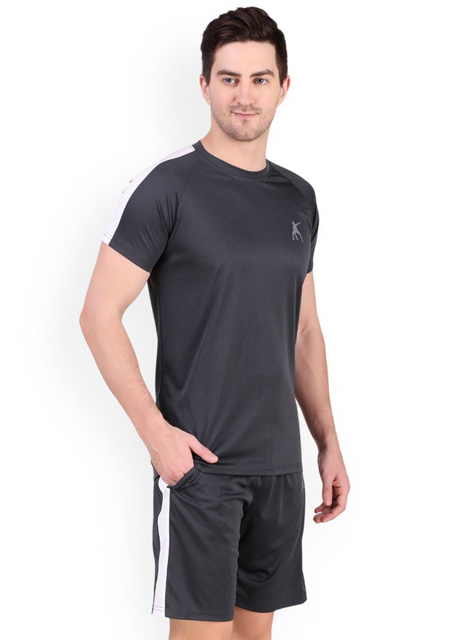 PREEN Round Neck T-Shirt With Shorts Co-Ords - Image 4