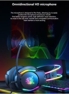 onikuma X26 Head-Mounted Noise Reduction Computer Gaming Headset  - Image 3