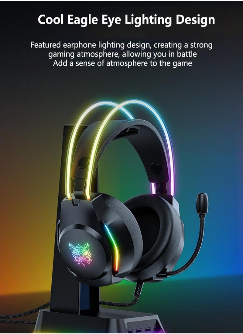 onikuma - X26 Head-Mounted Noise Reduction Computer Gaming Headset - Image 1