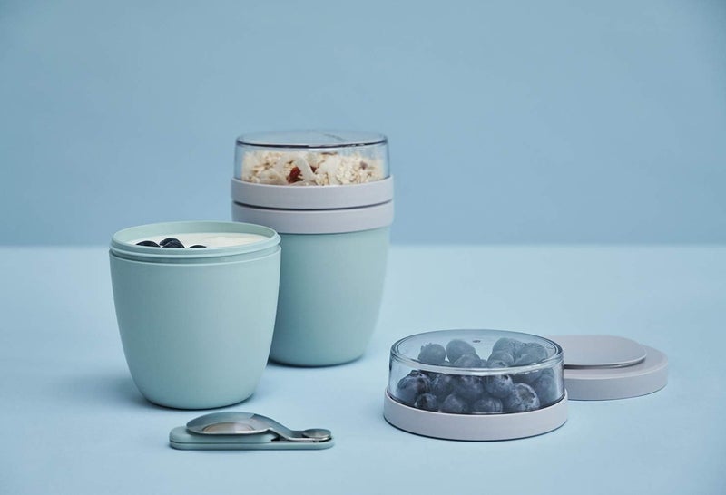 Mepal Promo Set Lunchpot with Folding Spoon - Nordic Pink - Image 4