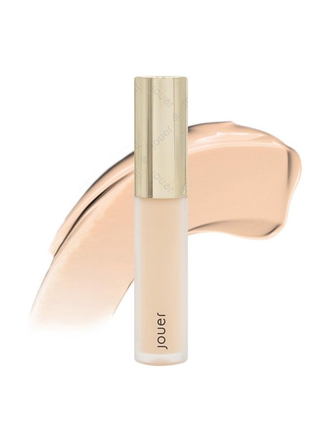 Jouer - Essential High Coverage Liquid Concealer Brightening Concealer Color Corrector For Under Eye Dark Circles, Spot Coverage, And Eye Primer Soft Matte Finish, Wheat - Image 1