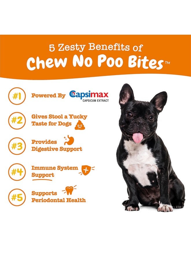 Zesty Paws Chew No Poo Bites For Dogs  Stool Eating Deterrent Soft Chews For Dogs  Gut, Periodontal & Immune System Support  Premium De111 Bacillus Subtilis Probiotic Chicken  90 Count - Image 2