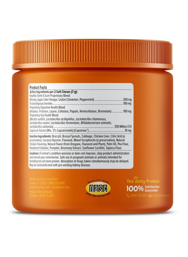Zesty Paws Chew No Poo Bites For Dogs  Stool Eating Deterrent Soft Chews For Dogs  Gut, Periodontal & Immune System Support  Premium De111 Bacillus Subtilis Probiotic Chicken  90 Count - Image 5