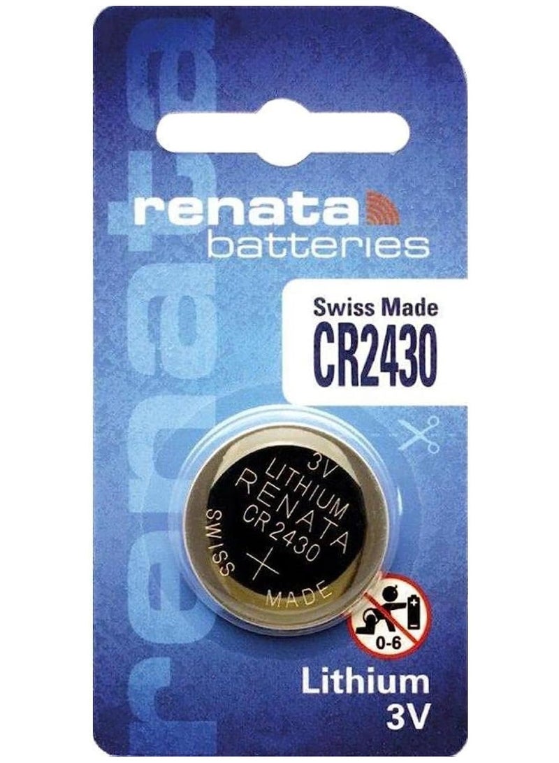ريناتا بطارية ليثيوم 3 فولت من ريناتا CR2430 - قطعة واحدة - صناعة سويسرية - Image 1