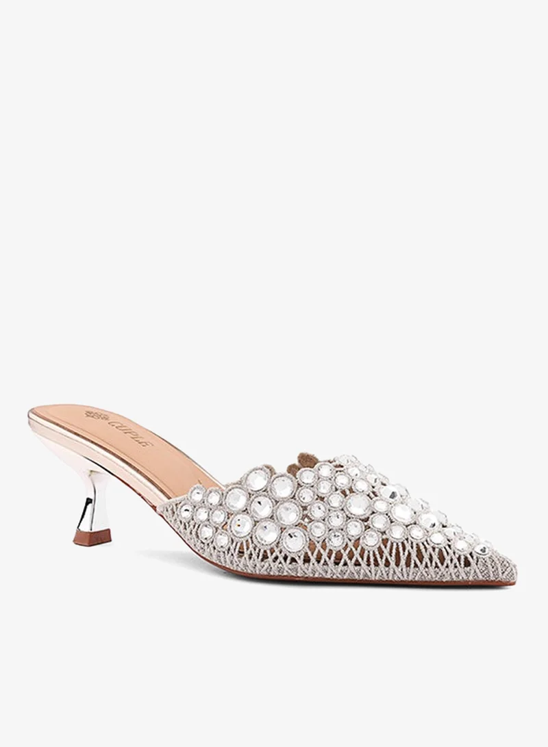 كابلي كعب نسائي مزين